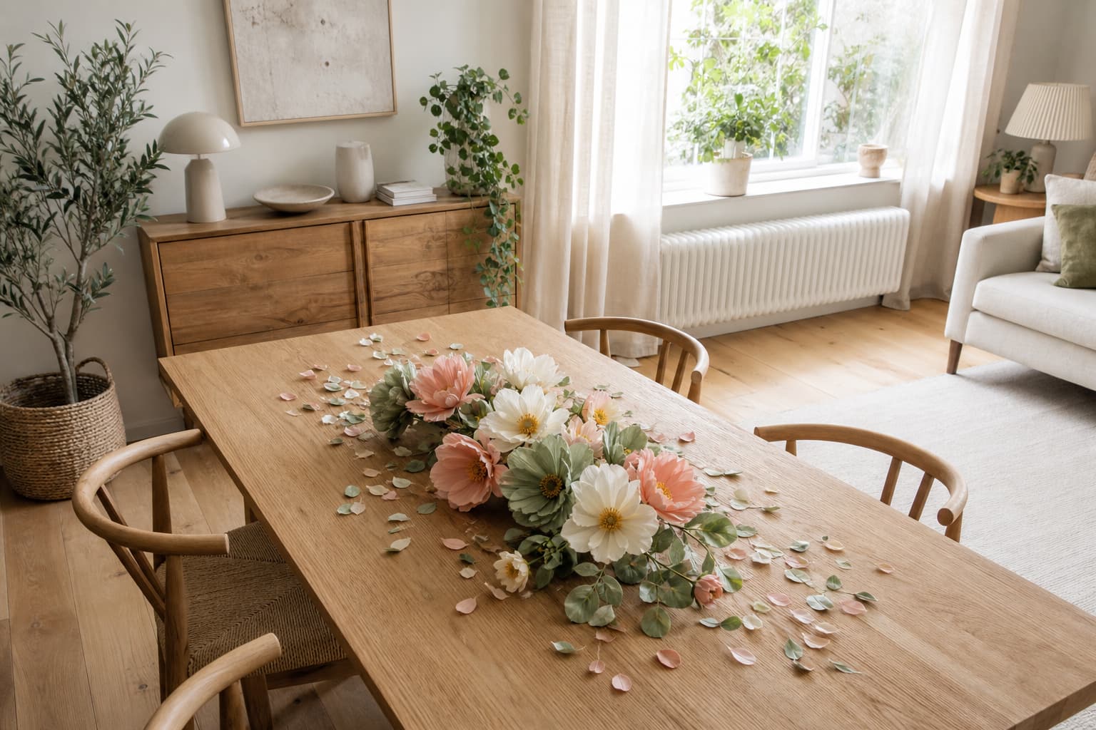 19 Ideen für Tischdeko: Blumen für den Tisch basteln