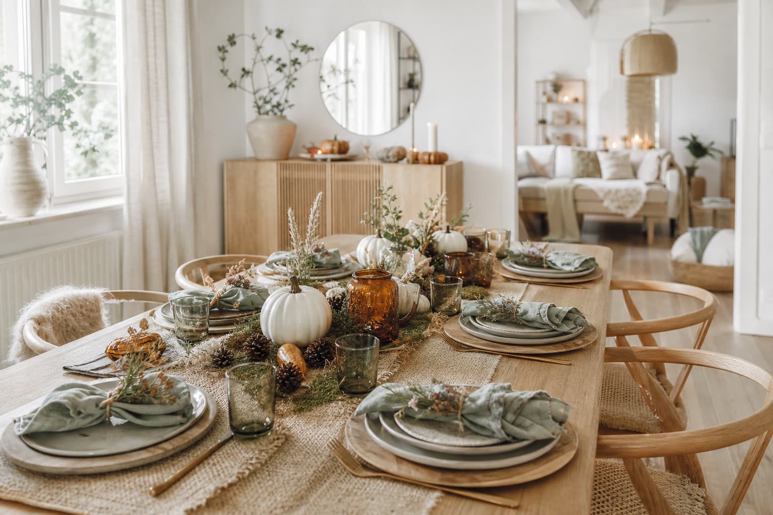 15 Ideen für Tischdeko mit Natur und Herbstflair