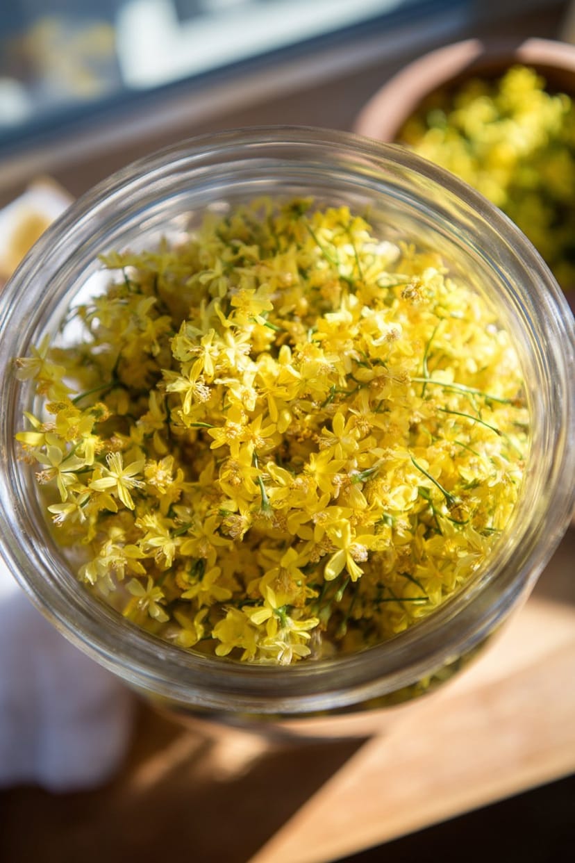 Einmachglas mit Mini-Narzissen als Frühlingsdeko