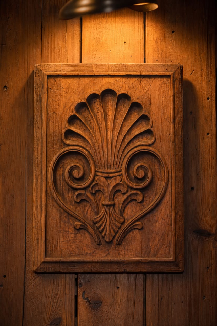 Rustic-HOME-Brettwand mit Lettering