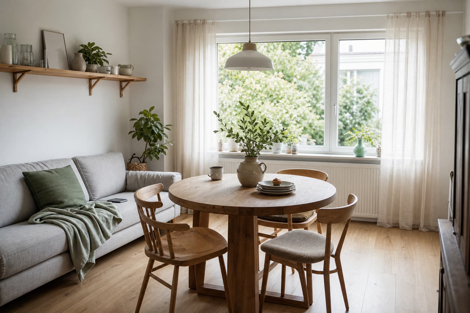 18 Esszimmer-Ideen für kleine Räume mit rundem Tisch und viel Stil
