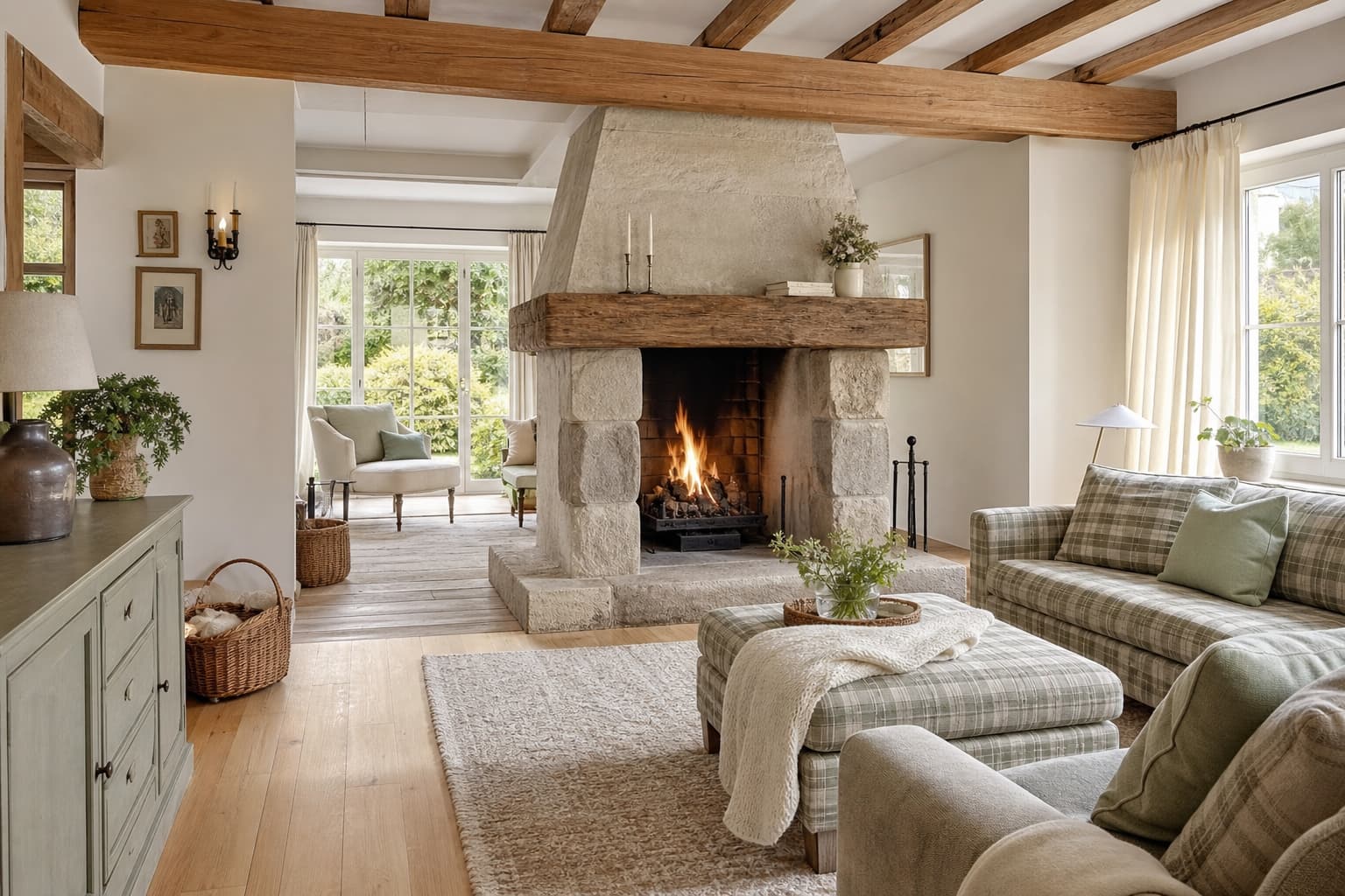 15 Ideen für die Inneneinrichtung im Haus: Landhausstil fürs Wohnzimmer