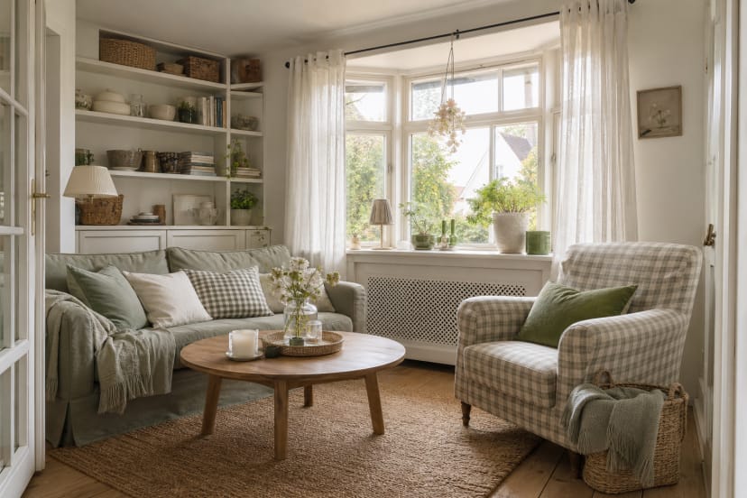 13 Ideen für kleine Wohnzimmer im modernen Landhausstil