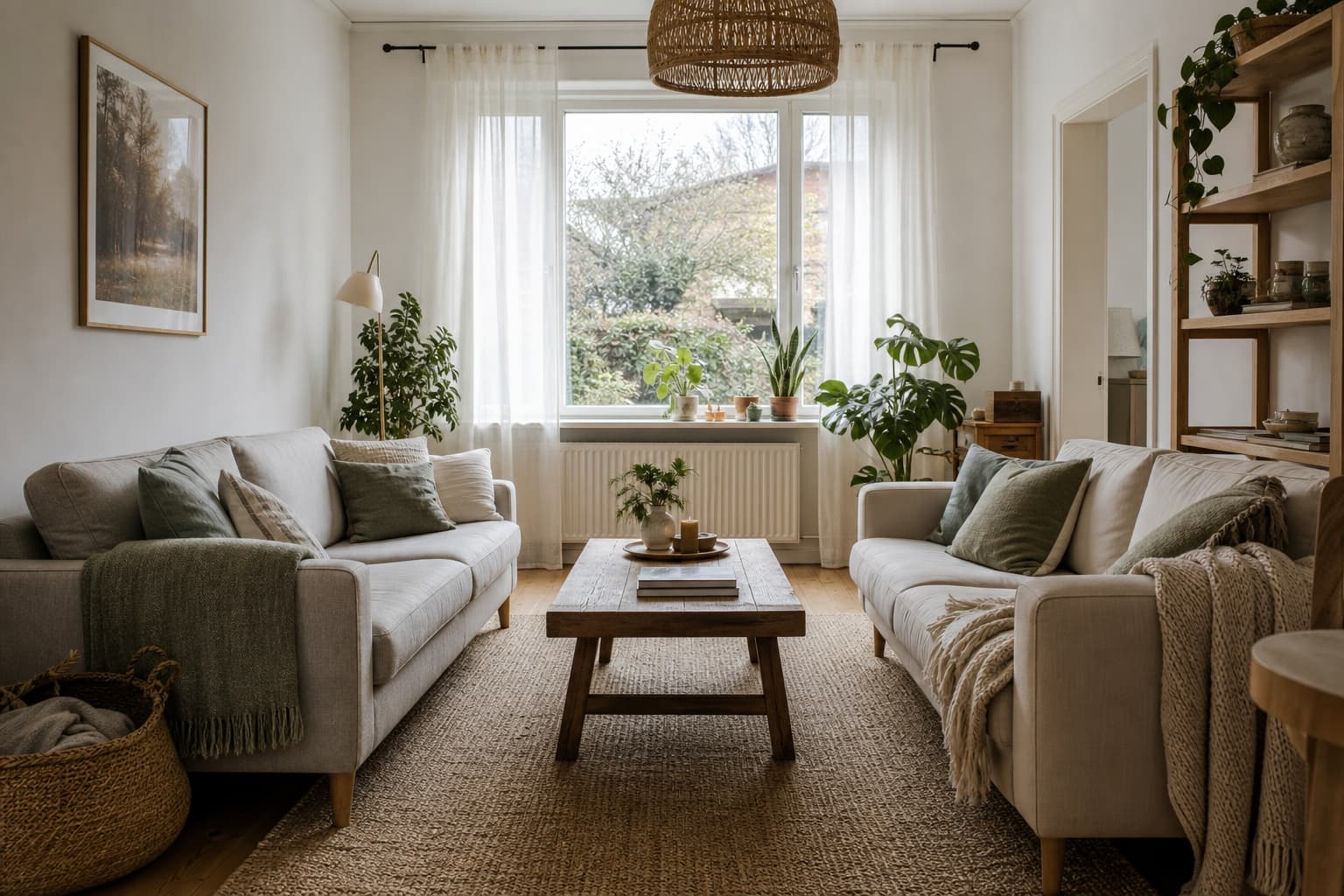 18 Wohnzimmer-Ideen für gemütliche Räume mit zwei Sofas